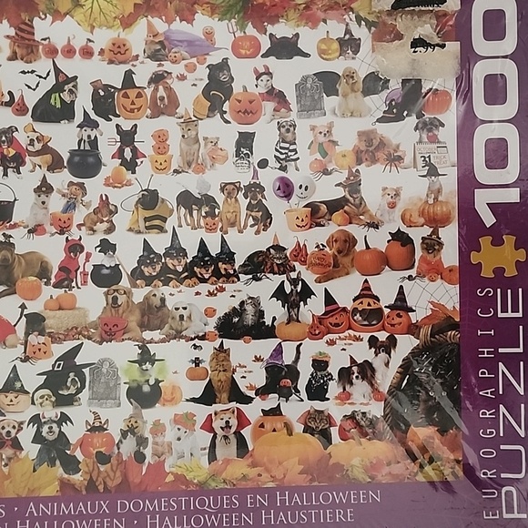 Eurographics Other - Eurographics Halloween Puzzle - 1000 Pieces - Purple